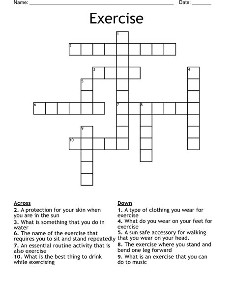 fitness crossword clue|Fitness